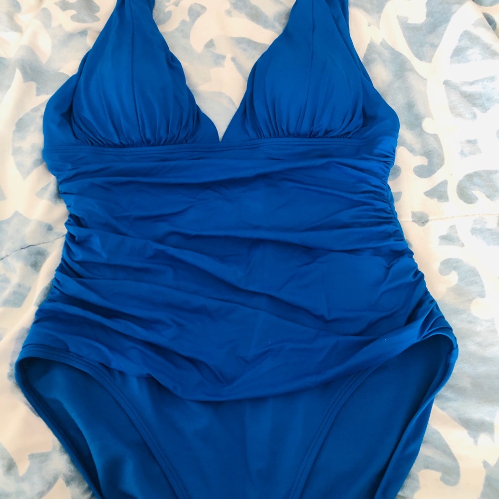 Ralph Lauren Ruched bathing suit